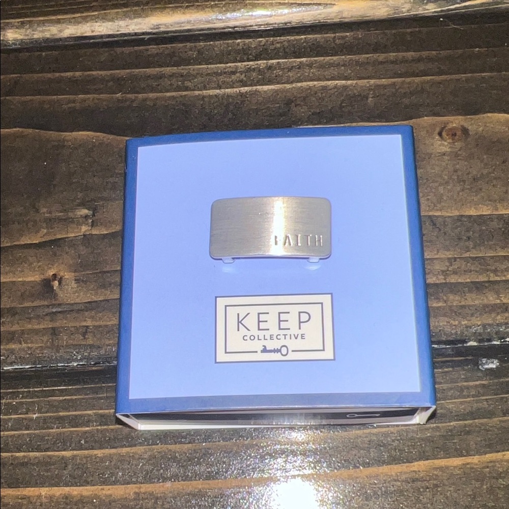 KEEP Collective Silver ‘Faith’ Charm
